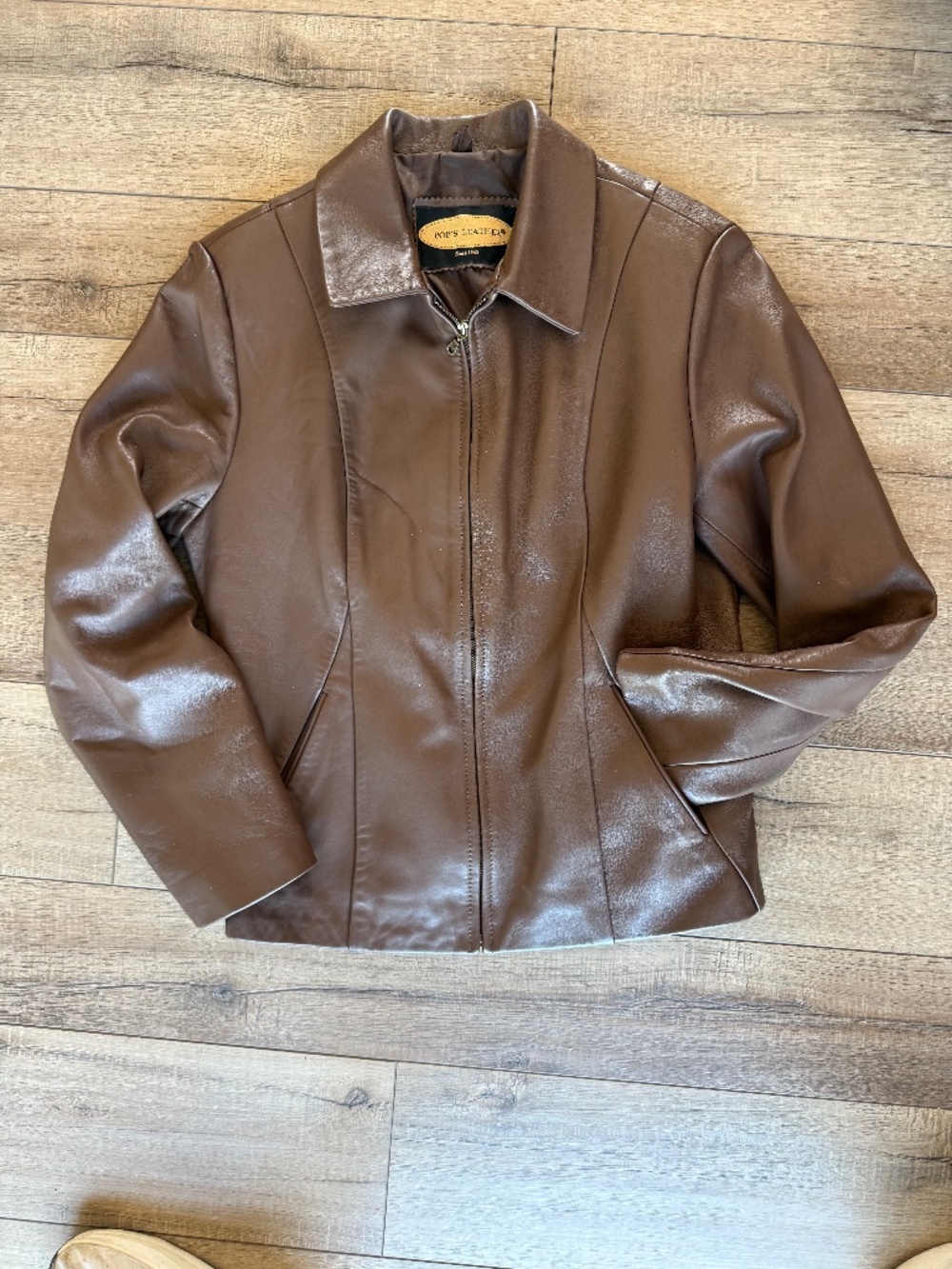 Vintage brown Pop's Leather jacket